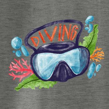 Diving obrázok kreslený