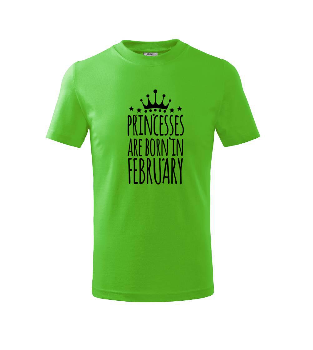Princesses are born in February