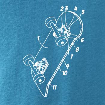 Skateboard nákres dosky Skateboard nákres dosky