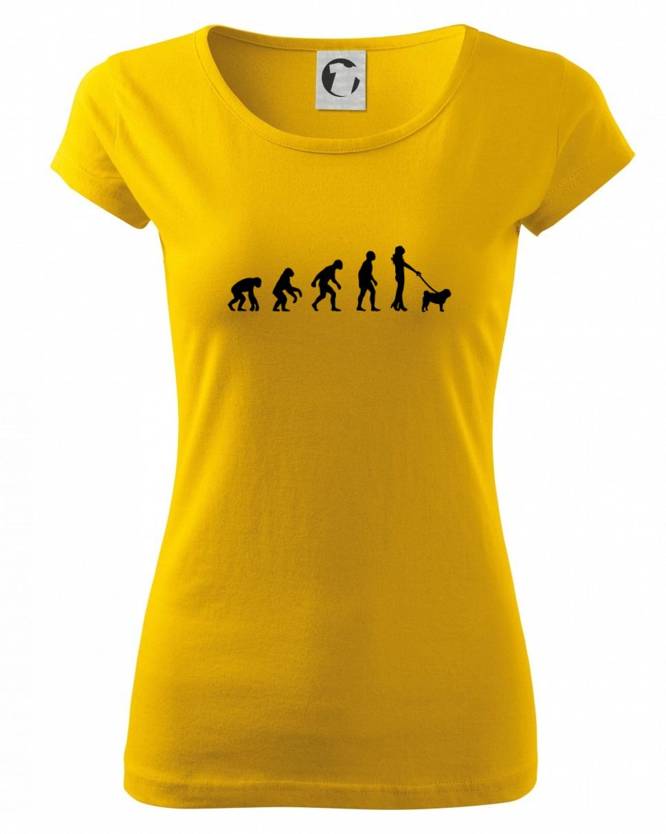 Evoluce pes Mops (muž-žena)