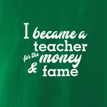 Became a teacher Became a teacher