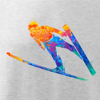 Skokan na lyžiach splash