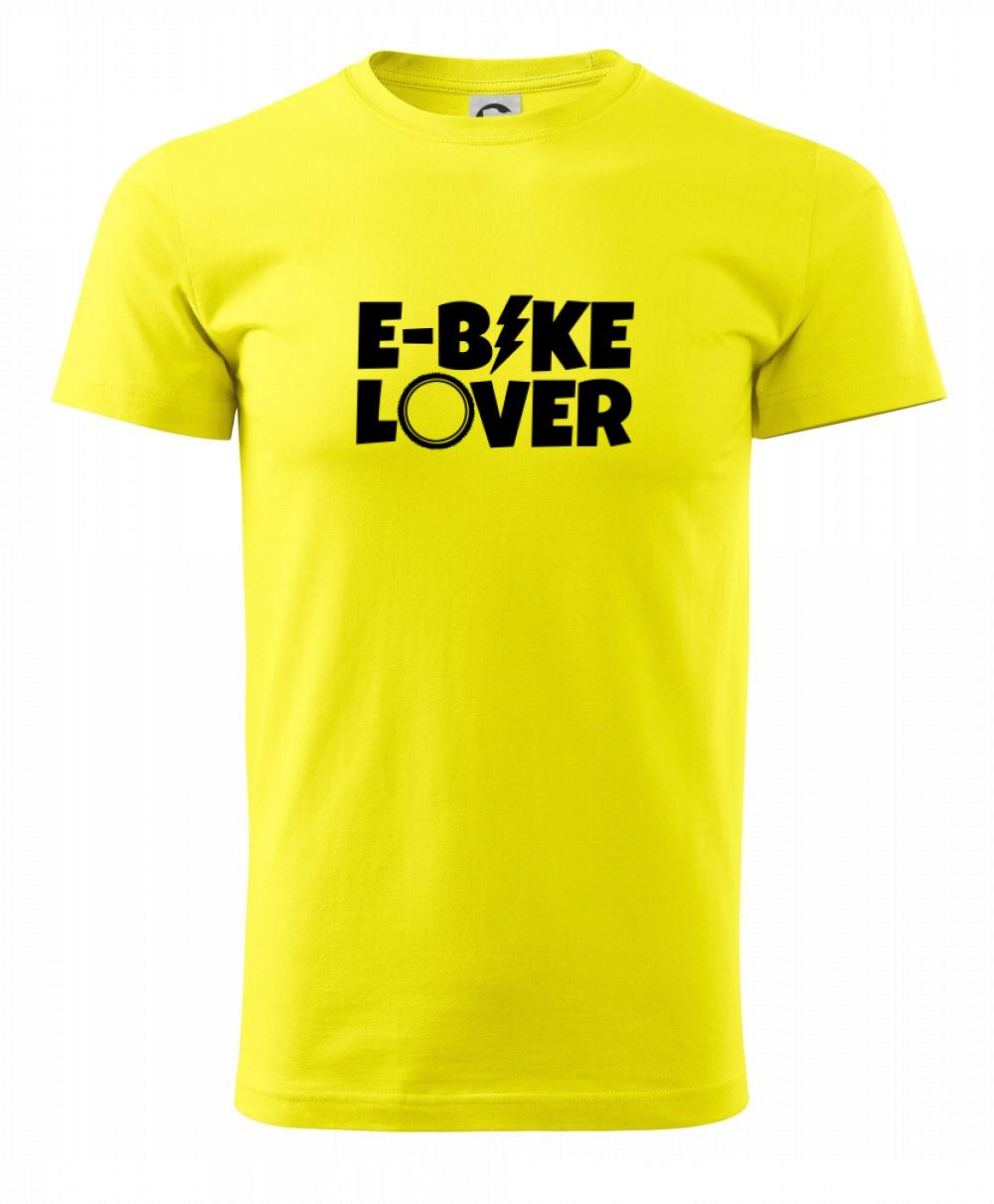 Tričko ako darček pre cyklistu - E-bike lover - Klasické pánske tričko vyššej gramáže