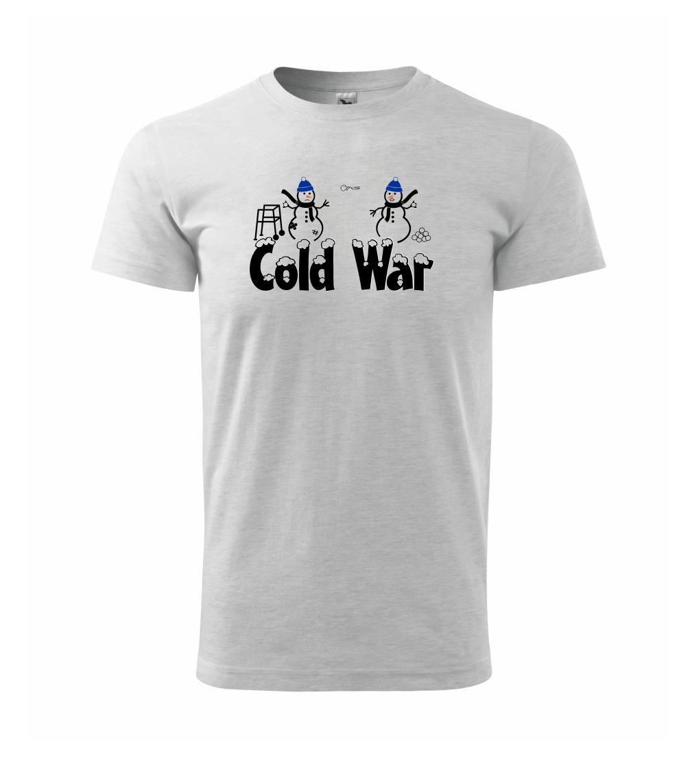 Lyže a Snowboard - Cold War - Klasické pánske tričko vyššej gramáže