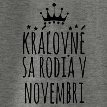 Kráľovné sa rodia v novembri