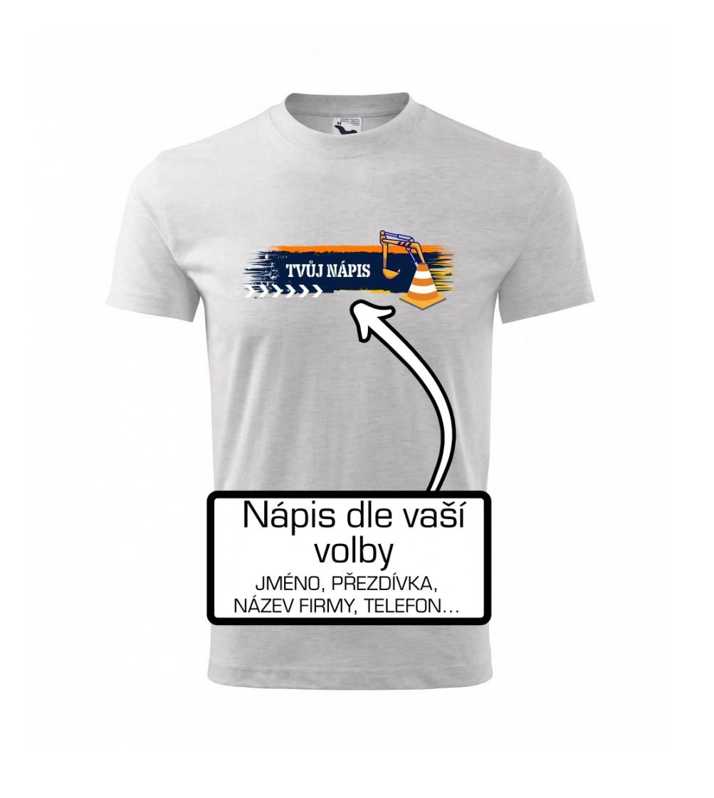 Stavba - vlastní nápis - bagrista