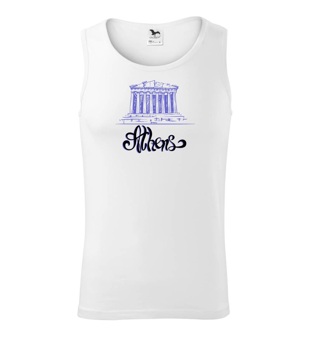 Ostatné mestá / miesta - Athens Lettering - Tielko pánske Core