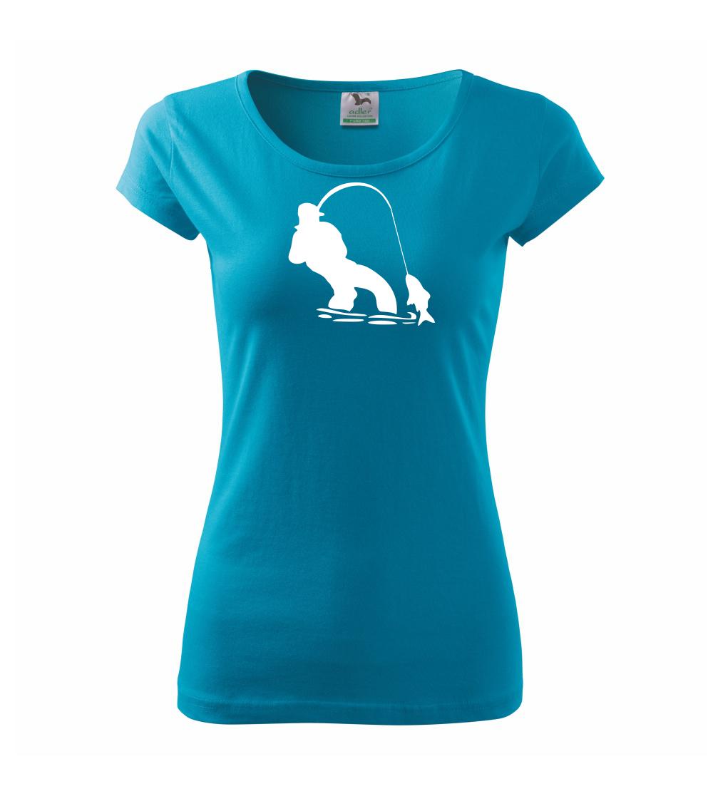 Rybár ťahajúce rybu Rybár ťahajúce rybu