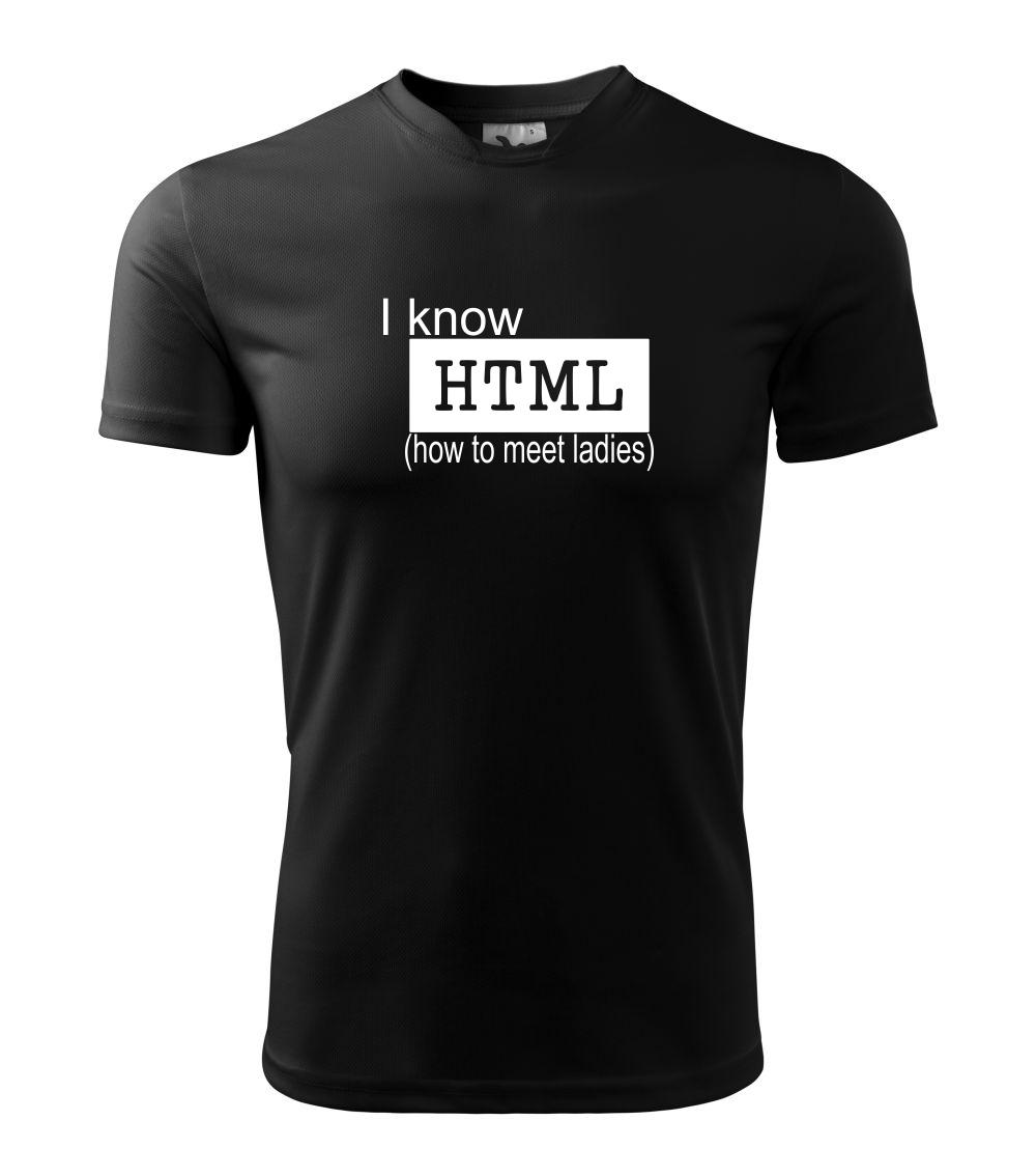 Tričká pre ajťákov - HTML - Pánske tričko Fantasy športové