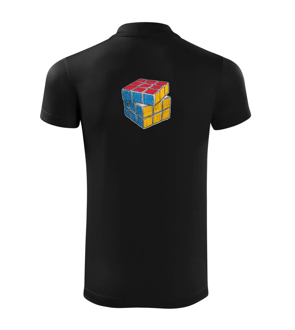 Rubikova kocka kreslená Rubikova kocka kreslená