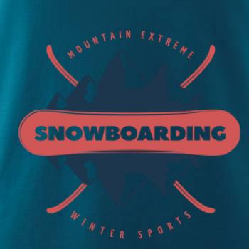 Snowboarding hory extreme