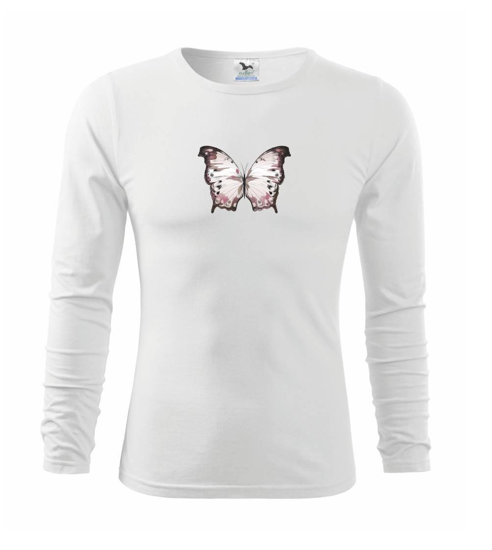 Tričká so zvieratami - Motýľ ružovobiely - Tričko detské Long Sleeve