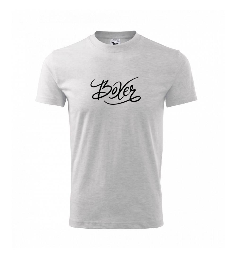 Boxer - nápis okrasný