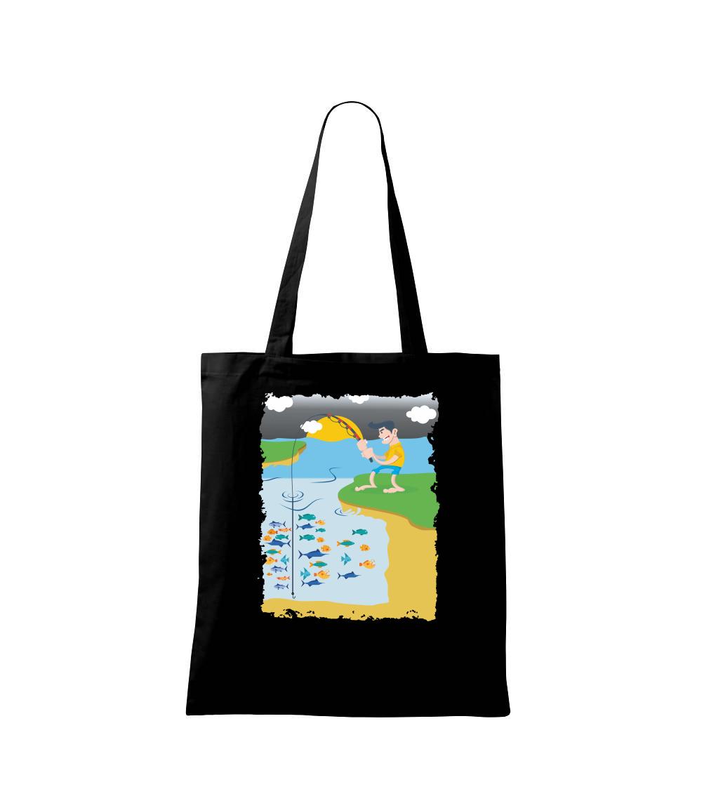 Rybár, ktorý má smolu farebný