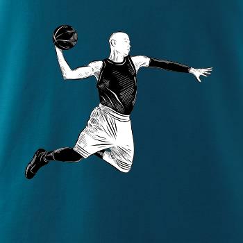 Basketbalista vo výskoku