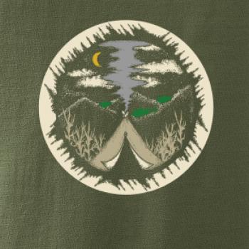 Indiánske teepee v kruhu