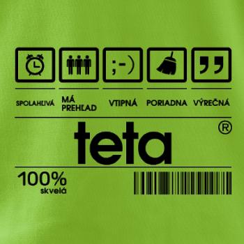 Čiarový kód - teta