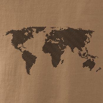Mapa sveta odtlačok Mapa sveta odtlačok