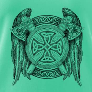 Keltský symbol a sekery Keltský symbol a sekery