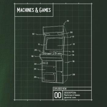 Nákres herný automat spredu Nákres herný automat spredu