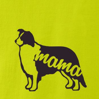 Borderská kólia mama obrys Borderská kólia mama obrys