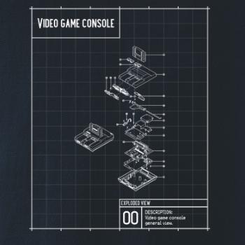 Nákres TV videohra na kazety