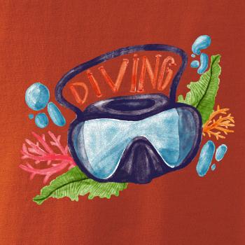 Diving obrázok kreslený