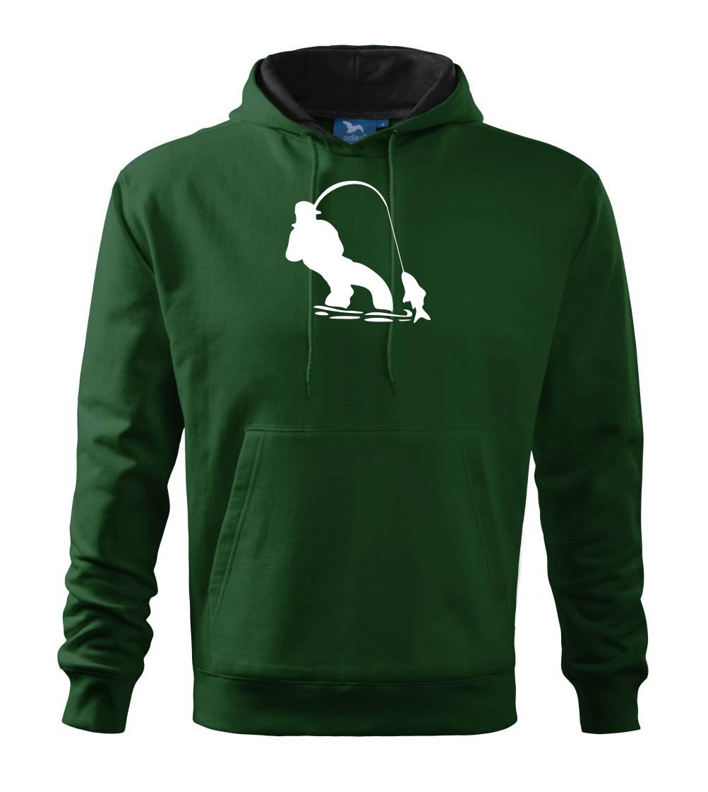 Rybár ťahajúce rybu Rybár ťahajúce rybu