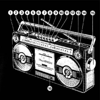 Nákres starý magnetofón