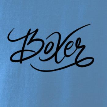 Boxer - nápis okrasný