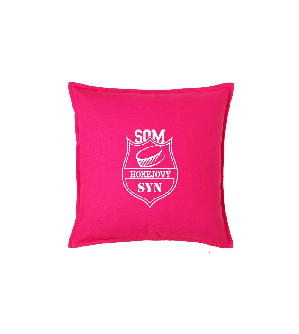 Tričká a mikiny pre syna - Som hokejový syn puk - Vankúš 50x50