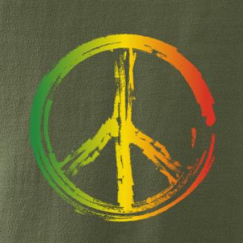 Peace symbol paint