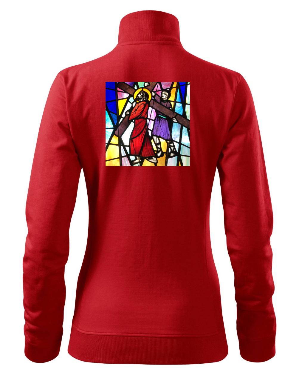 Vitráž - Ježiš a kríž Vitráž - Ježiš a kríž