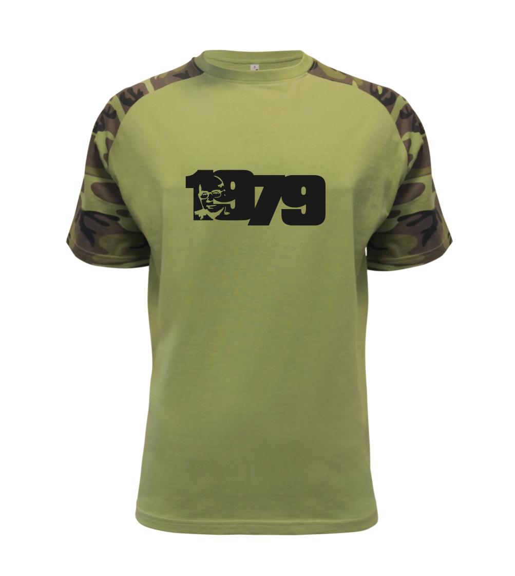 Trička s ročníkom 1979 - Husákovo dieťa - 1979 - Raglan Military