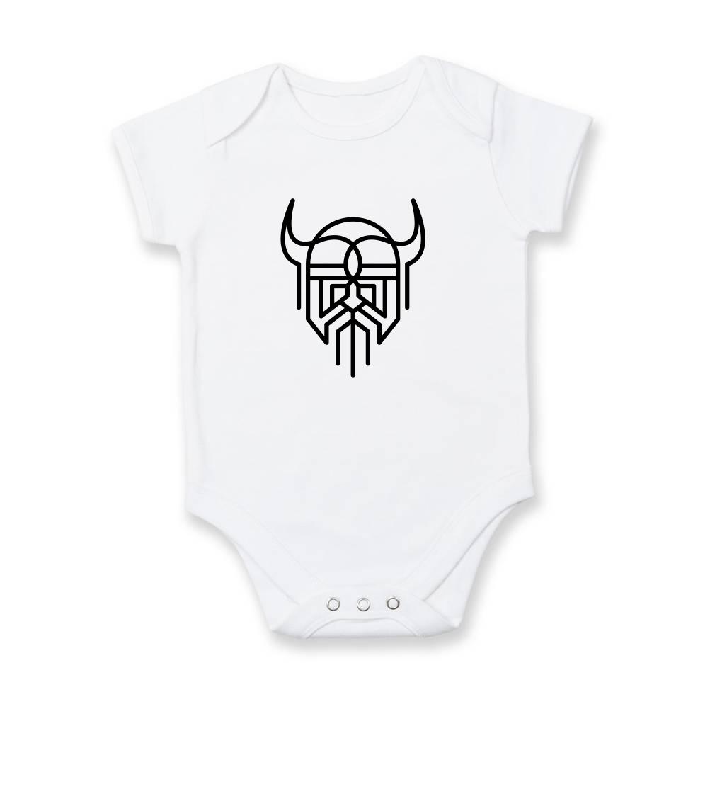 Grafické tričká - Viking logo - Body dojčenské s krátkym rukávom