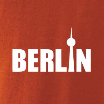 Berlin nápis veža Berliner Fernsehturm