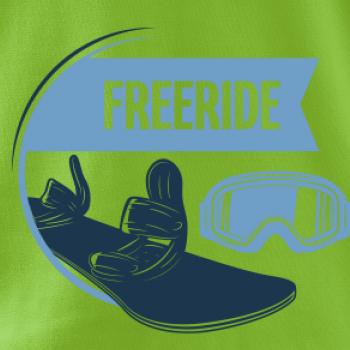 Freeride snowboard kruh