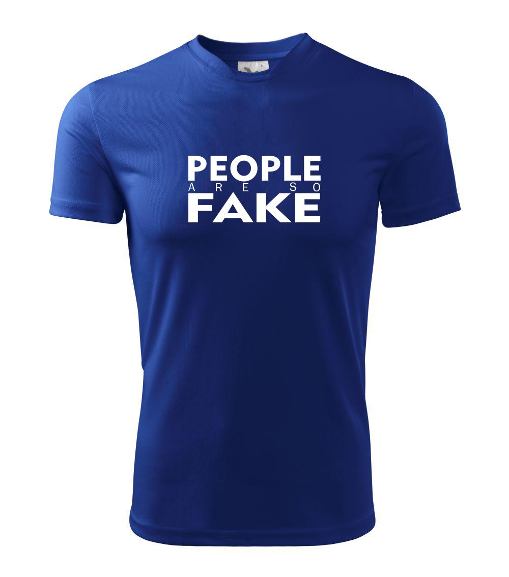 Ostatné nápisy - Fake people - Detské tričko športové