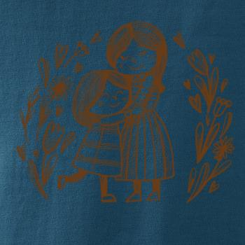 Matka a dcéra v objatí