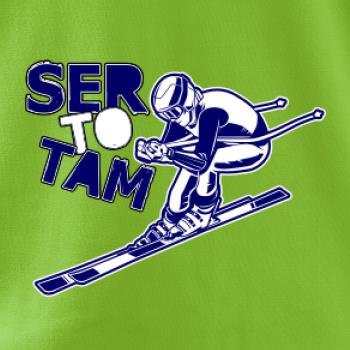 Lyžiar ser to tam