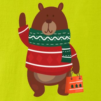 Medveď s darčekom Medveď s darčekom