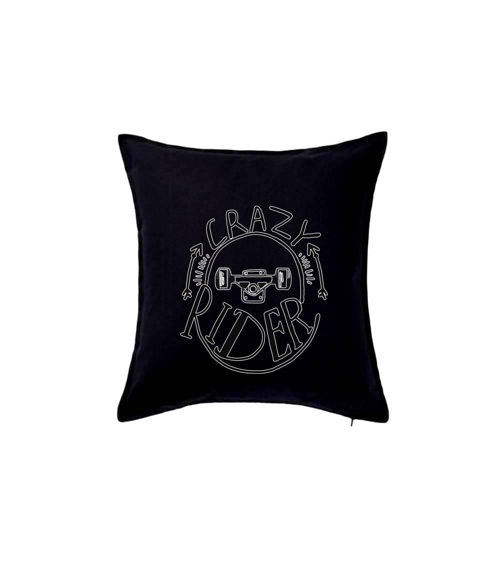 Crazy skateboard rider