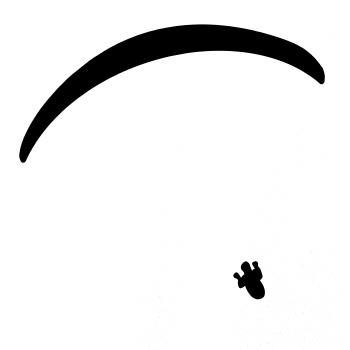 Obrys padáku velký