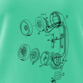 Nákres telefónne slúchadlo staré