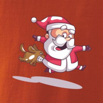 Santa so zahryznutým psom