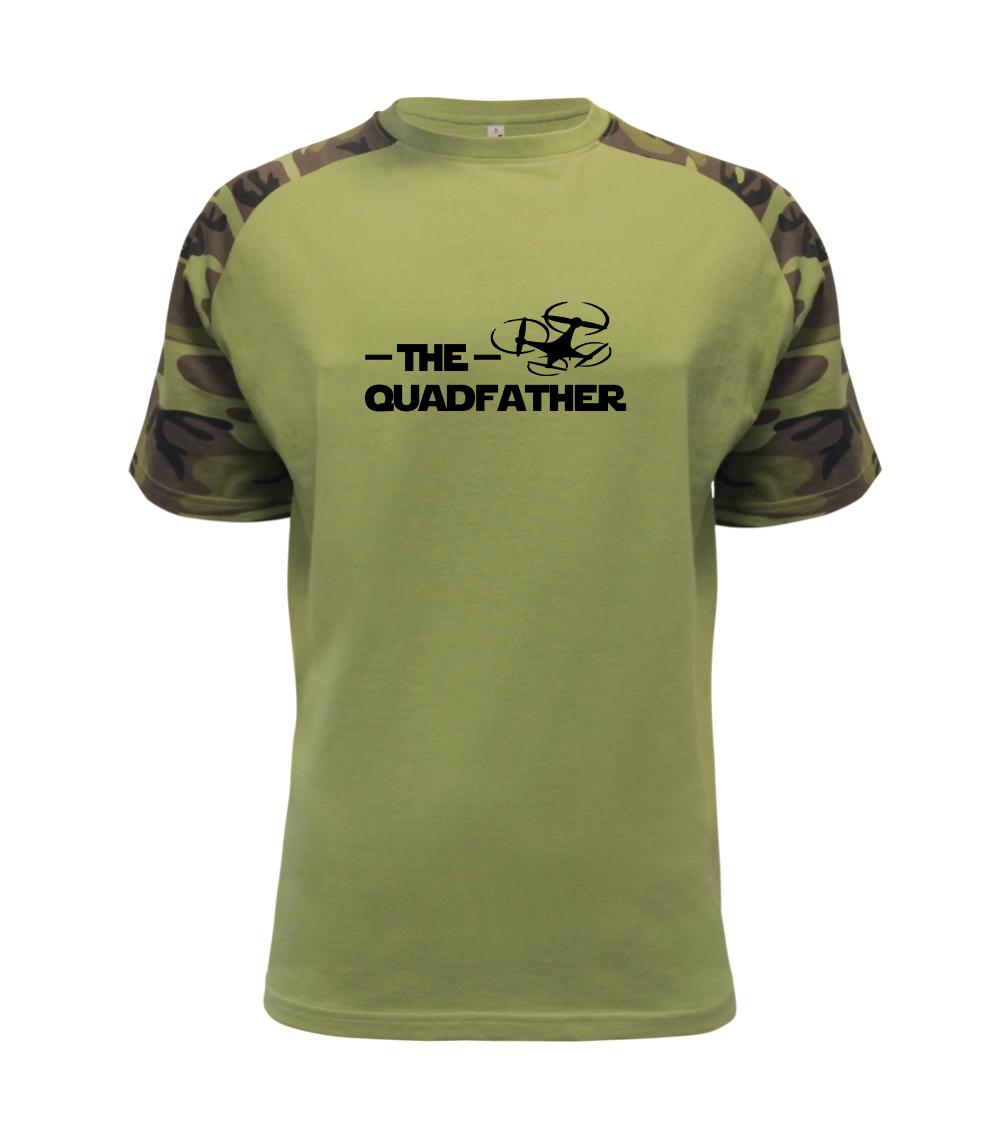 Tričká pre modelára - Dron quadfather - Raglan Military
