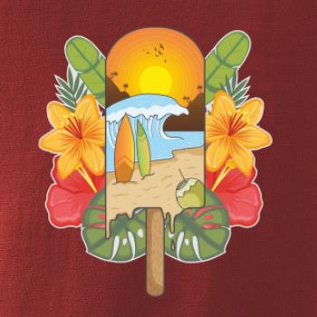 Leto, nanuk, more, pláž