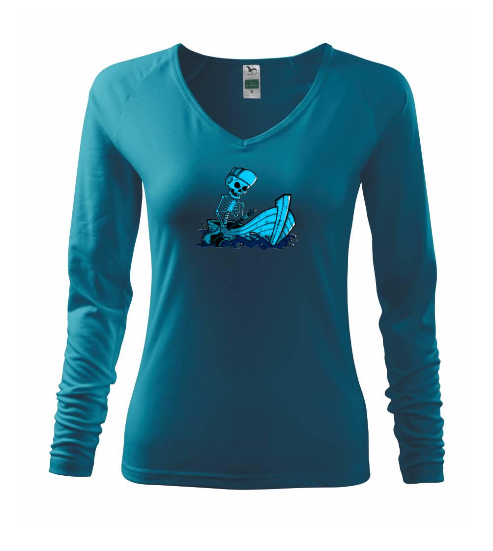 Vodácke tričká - Starý moreplavec - Tričko dámske Elegance