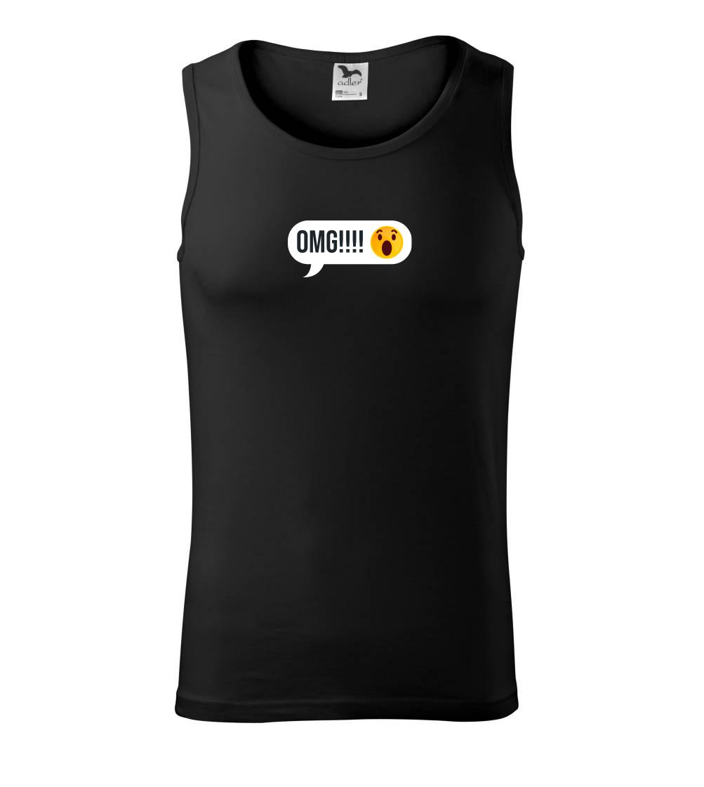 Tričká pre ajťákov - Emoji - OMG - Tielko pánske Core