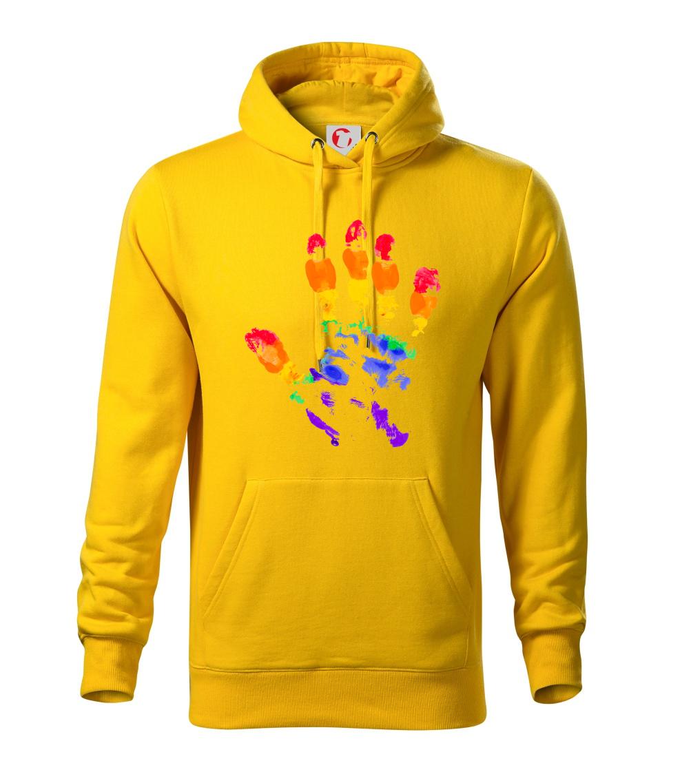 LGBT hand print LGBT hand print